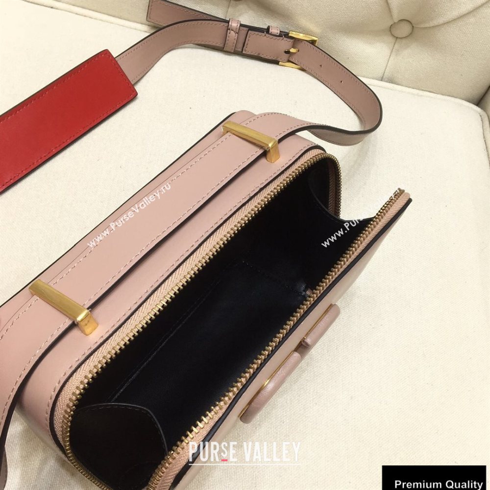 Valentino VSLING Calfskin Camera Bag Nude 2020 (liankafo-20101405)