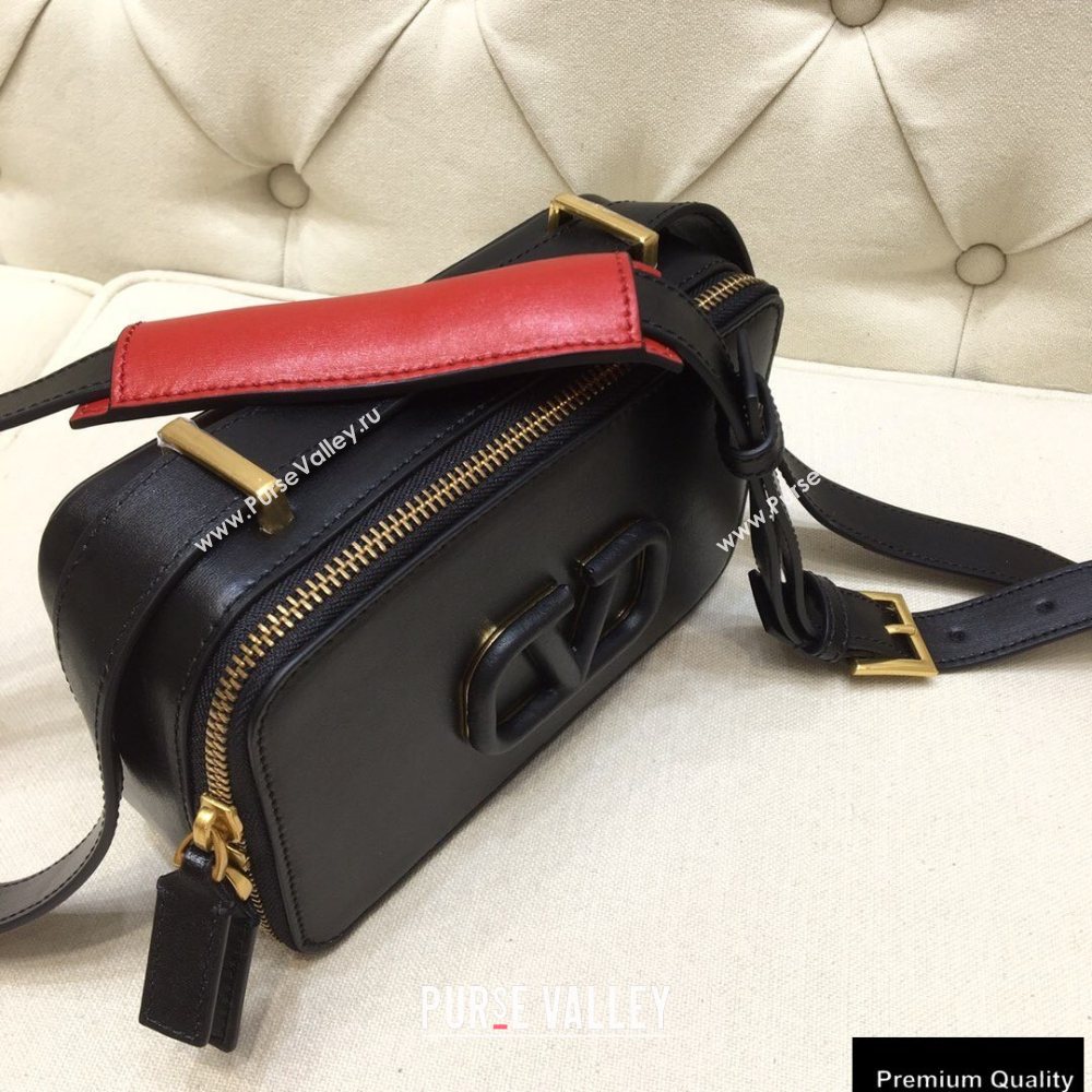 Valentino VSLING Calfskin Camera Bag Black 2020 (liankafo-20101401)