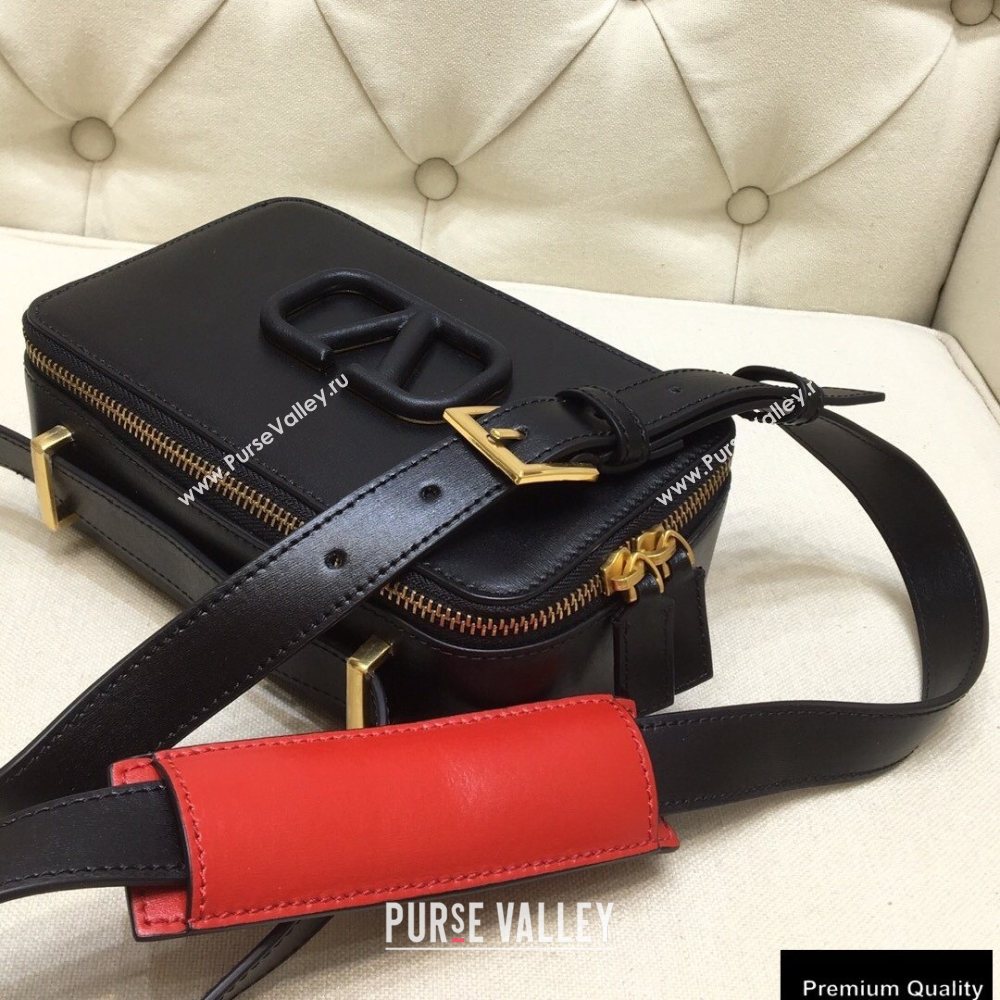 Valentino VSLING Calfskin Camera Bag Black 2020 (liankafo-20101401)
