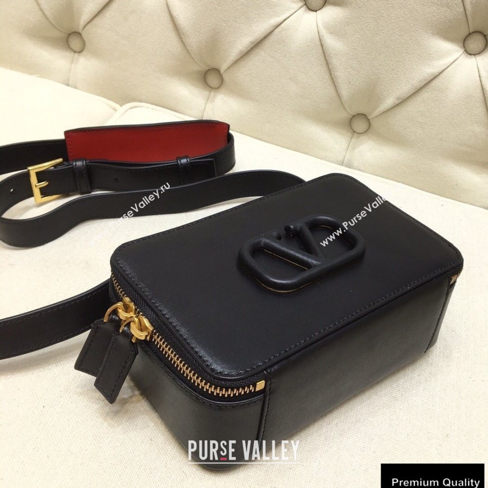 Valentino VSLING Calfskin Camera Bag Black 2020 (liankafo-20101401)