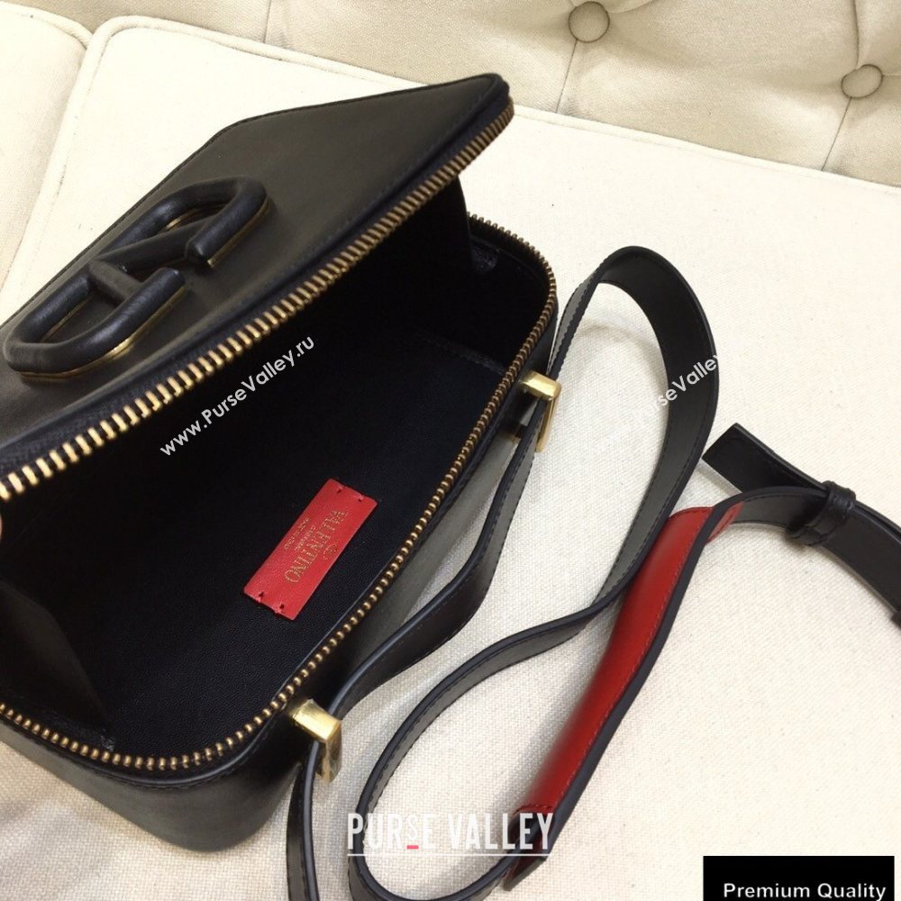 Valentino VSLING Calfskin Camera Bag Black 2020 (liankafo-20101401)