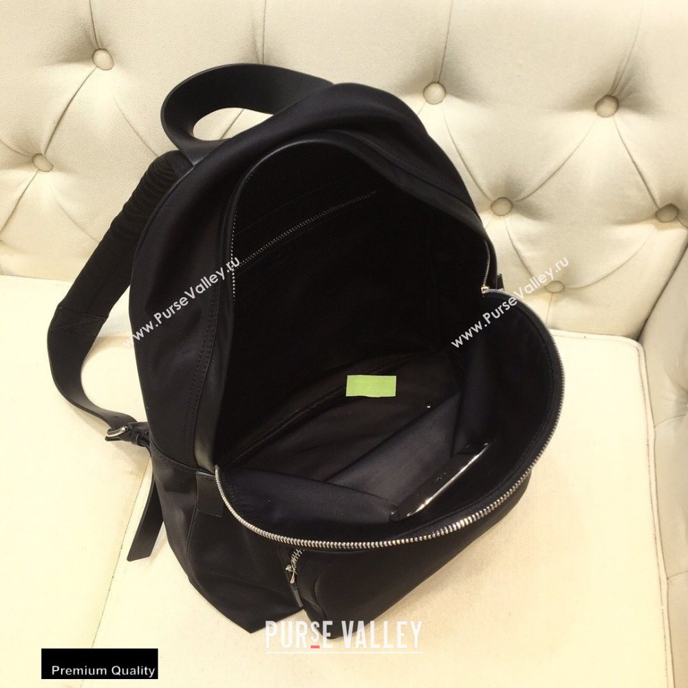 Valentino Vlogo Nylon Backpack Bag Black 2020 (liankafo-20101436)