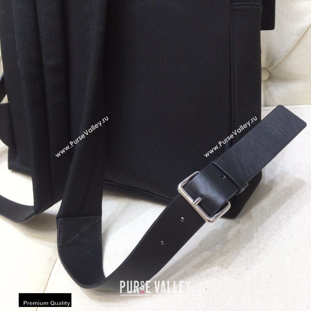 Valentino VRing Nylon Backpack Bag Black 2020 (liankafo-20101437)