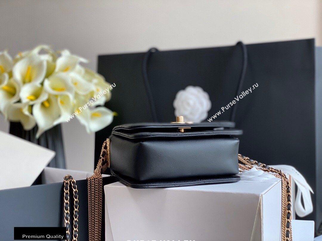 Chanel Multiple Chains Mini Flap Bag AS2051 Black 2020 (jiyuan-20101540)