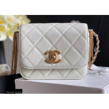 Chanel Multiple Chains Mini Flap Bag AS2051 White 2020 (jiyuan-20101542)