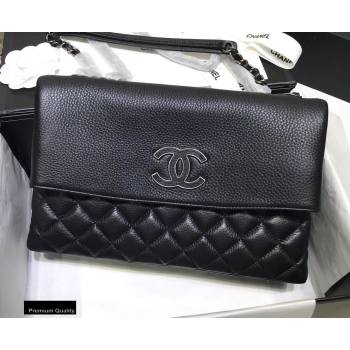 Chanel Multiple Interlayer Fold Over Flap Bag Black (jiyuan-20101614)