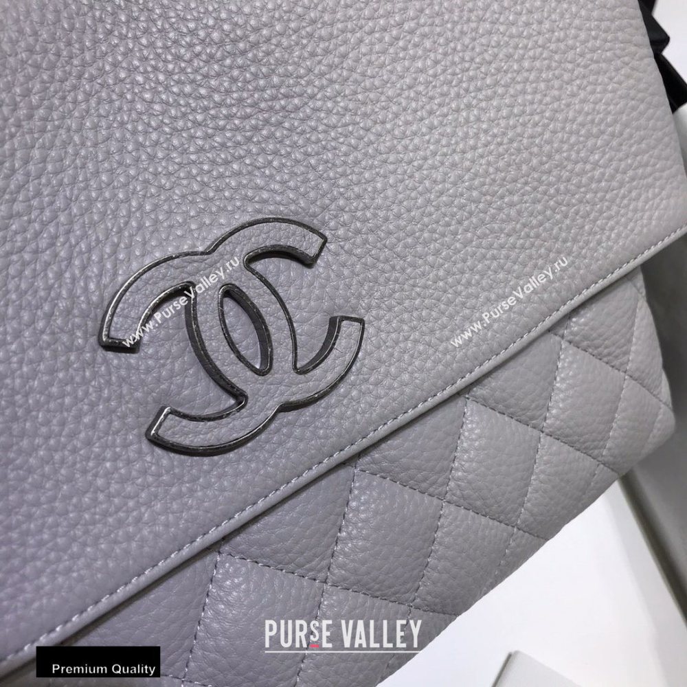 Chanel Multiple Interlayer Fold Over Flap Bag Gray (jiyuan-20101616)