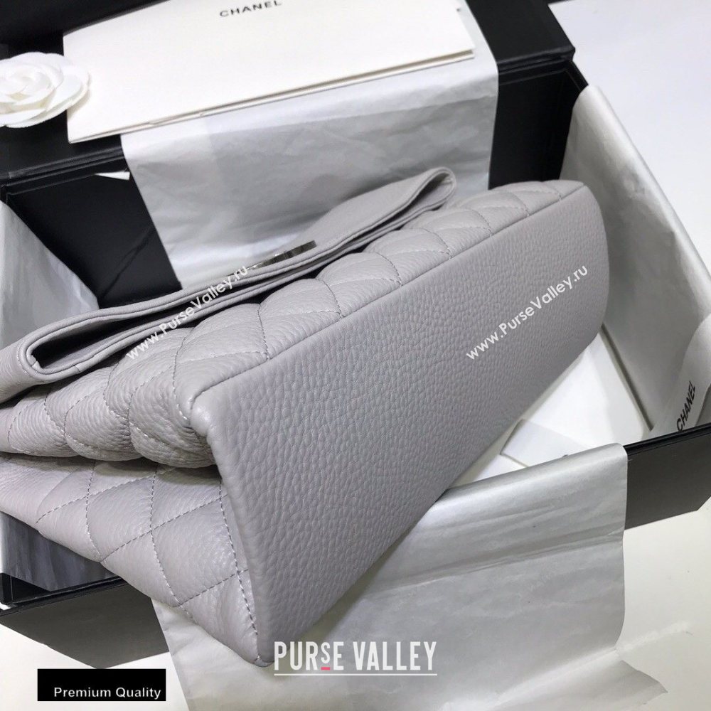 Chanel Multiple Interlayer Fold Over Flap Bag Gray (jiyuan-20101616)