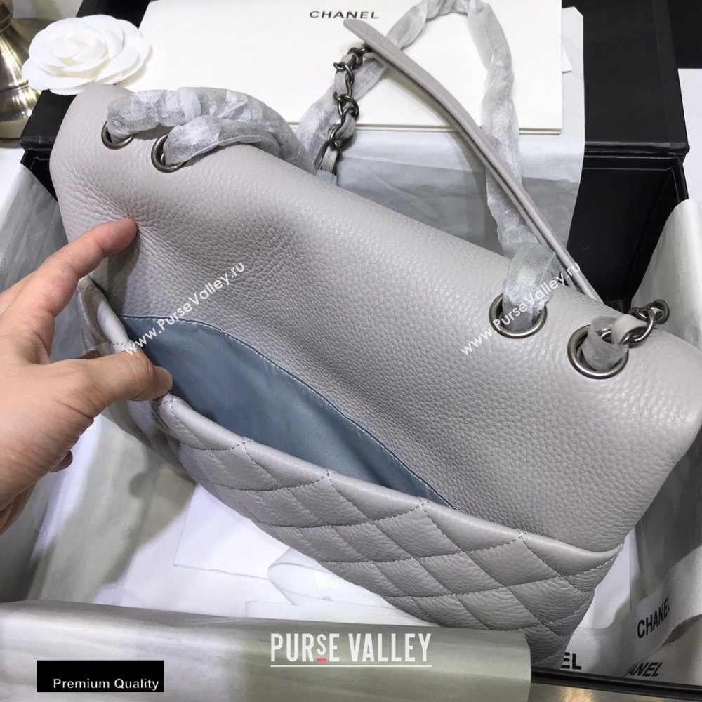 Chanel Multiple Interlayer Fold Over Flap Bag Gray (jiyuan-20101616)