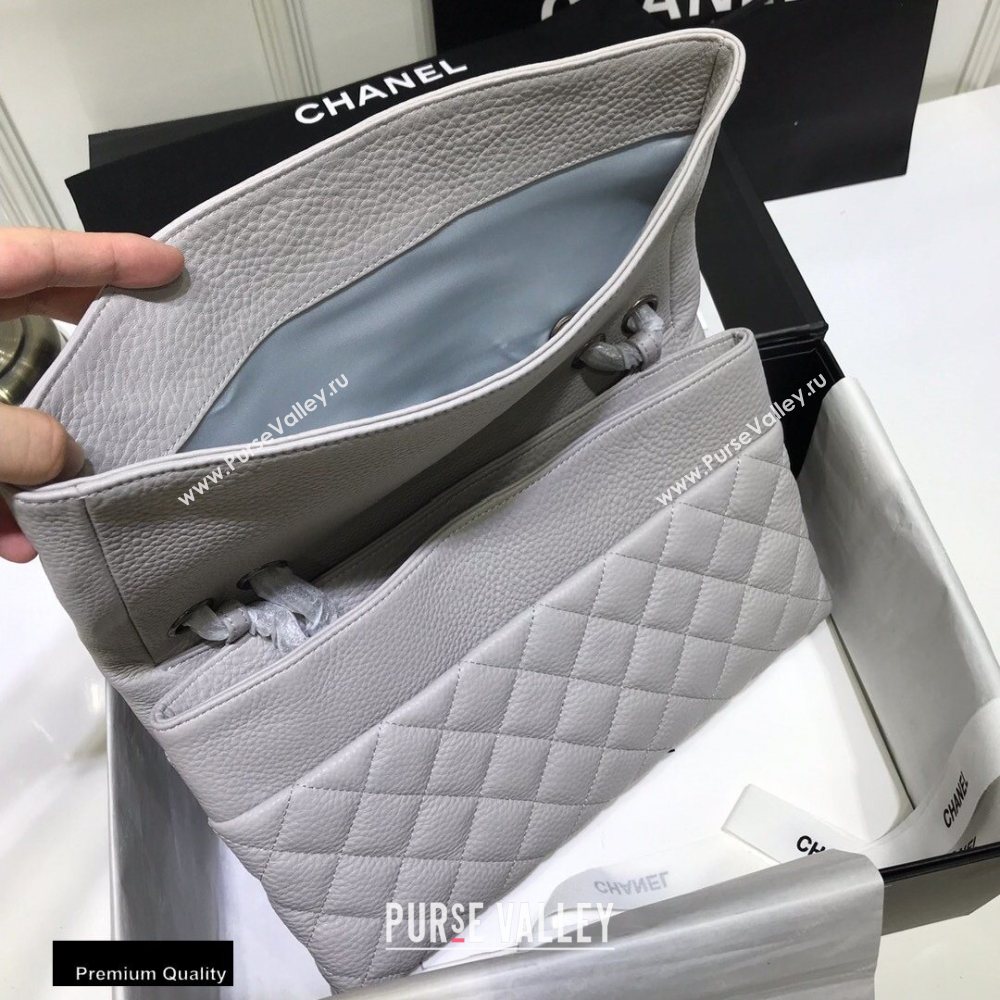 Chanel Multiple Interlayer Fold Over Flap Bag Gray (jiyuan-20101616)