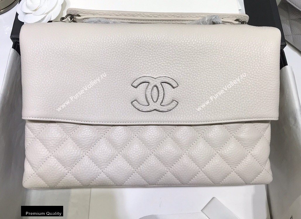 Chanel Multiple Interlayer Fold Over Flap Bag White (jiyuan-20101615)