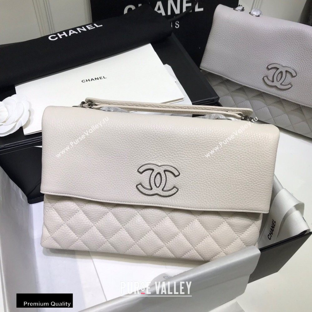 Chanel Multiple Interlayer Fold Over Flap Bag White (jiyuan-20101615)