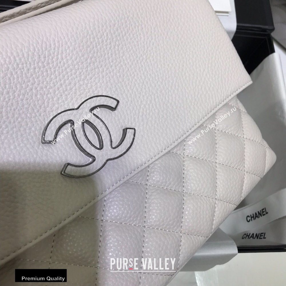 Chanel Multiple Interlayer Fold Over Flap Bag White (jiyuan-20101615)