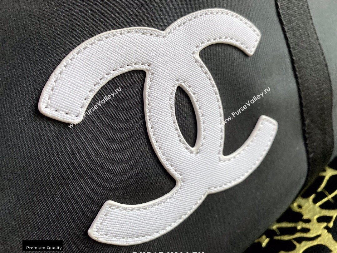 Chanel Nylon CC Logo Travel Bag Black/White 2020 (jiyuan-20101628)