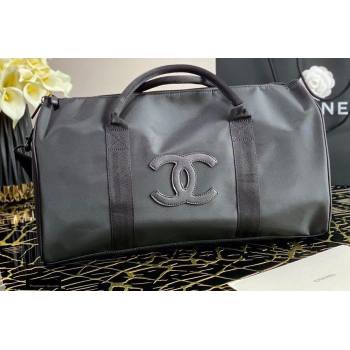 Chanel Nylon CC Logo Travel Bag Black 2020 (jiyuan-20101627)