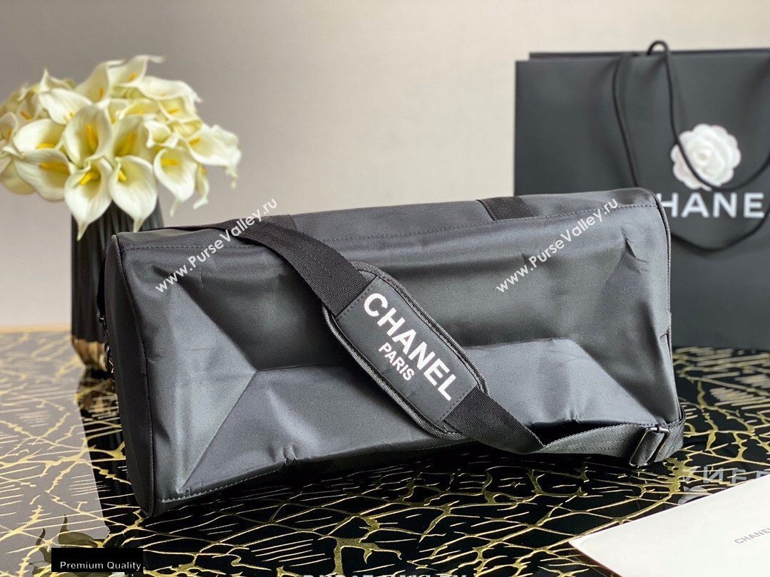 Chanel Nylon CC Logo Travel Bag Black 2020 (jiyuan-20101627)
