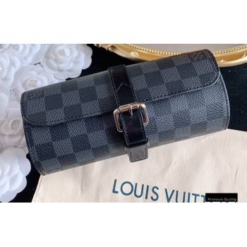 Louis Vuitton 3 Watch Case N41137 Damier Graphite Canvas (hongyun-20102122)