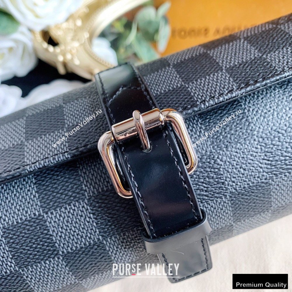 Louis Vuitton 3 Watch Case N41137 Damier Graphite Canvas (hongyun-20102122)