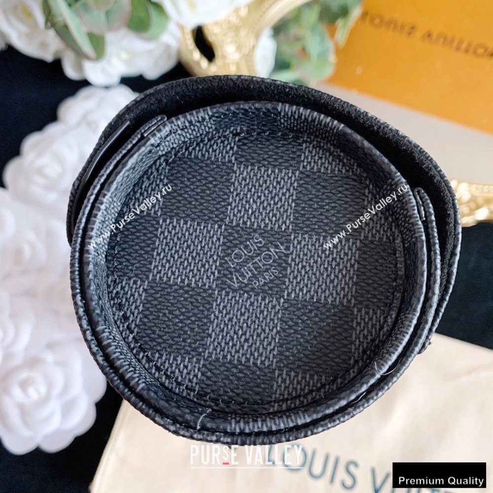 Louis Vuitton 3 Watch Case N41137 Damier Graphite Canvas (hongyun-20102122)