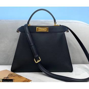 Fendi Iconic Peekaboo ISEEU Medium Bag Black 2020 (chaoliu-20102306)