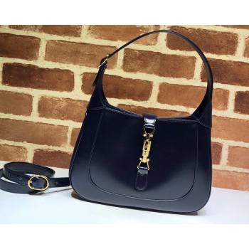 Gucci Jackie 1961 Small Hobo Bag 636709 Leather Dark Blue 2020 (delihang-20102202)