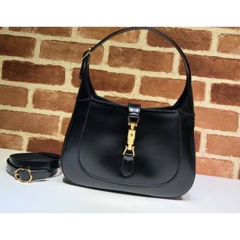 Gucci Jackie 1961 Small Hobo Bag 636709 Leather Black 2020 (delihang-20102201)