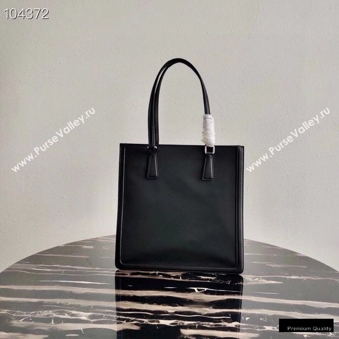 Prada Leather and Nylon Tote Bag 1BG363 Black 2020 (ziyin-20102332)