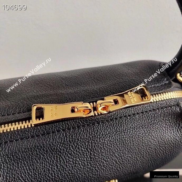 Prada Small Leather HandBag 1BC145 Black 2020 (ziyin-20102331)
