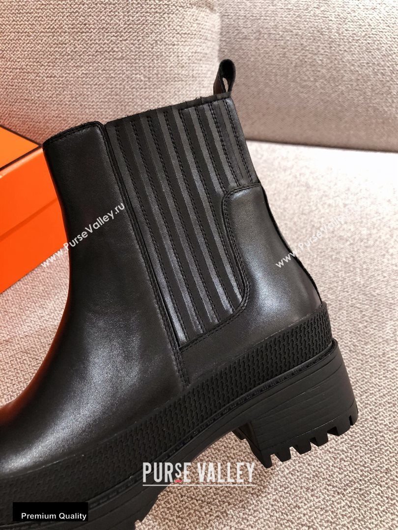 Hermes Barque Ankle Boots Black 2020 (kaola-20102901)