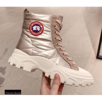 Canada Goose Ankle Boots Light Gold 2020 (kaola-20102906)