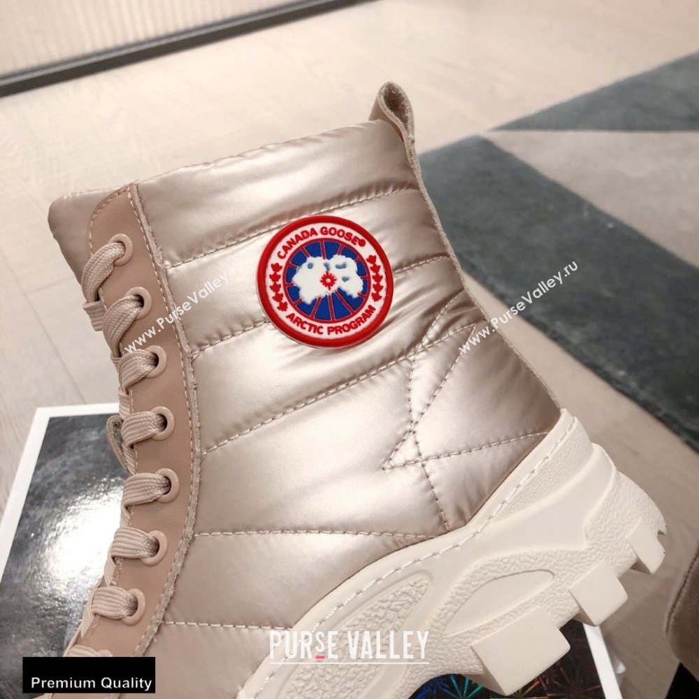 Canada Goose Ankle Boots Light Gold 2020 (kaola-20102906)