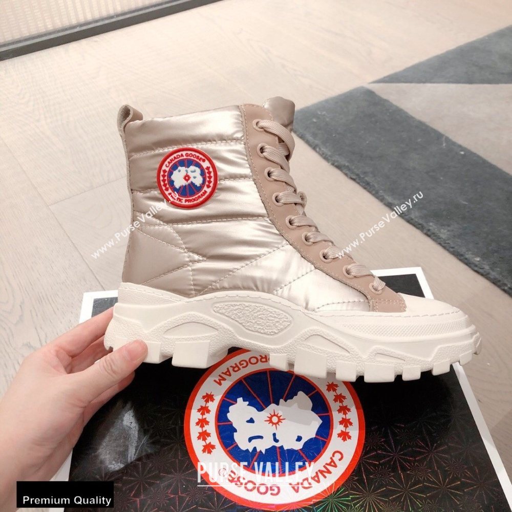 Canada Goose Ankle Boots Light Gold 2020 (kaola-20102906)