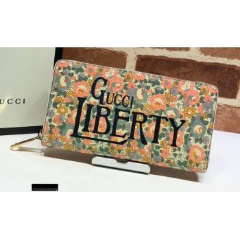 Gucci Zip Around Wallet 636249 Floral Print Liberty London 2020 (dlh-20110506)