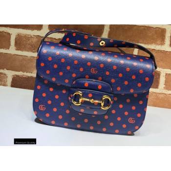 Gucci 1955 Horsebit Shoulder Bag 602204 Polka Dot 2020 (dlh-20110502)