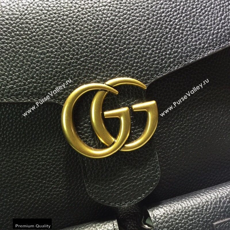 Gucci GG Marmont Leather Backpack Bag 429007 Black (dlh-20110509)