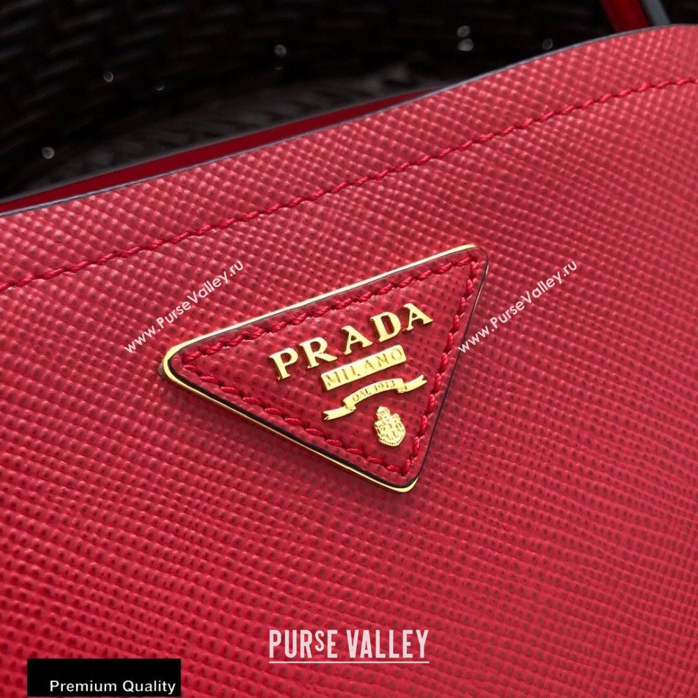 Prada Micro Saffiano Leather Matinee Bag 1BA286 Red 2020 (gongyifang-20110617)