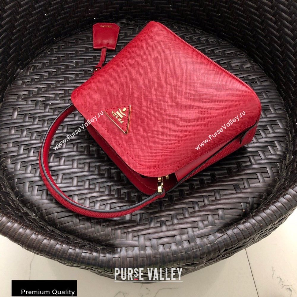 Prada Micro Saffiano Leather Matinee Bag 1BA286 Red 2020 (gongyifang-20110617)