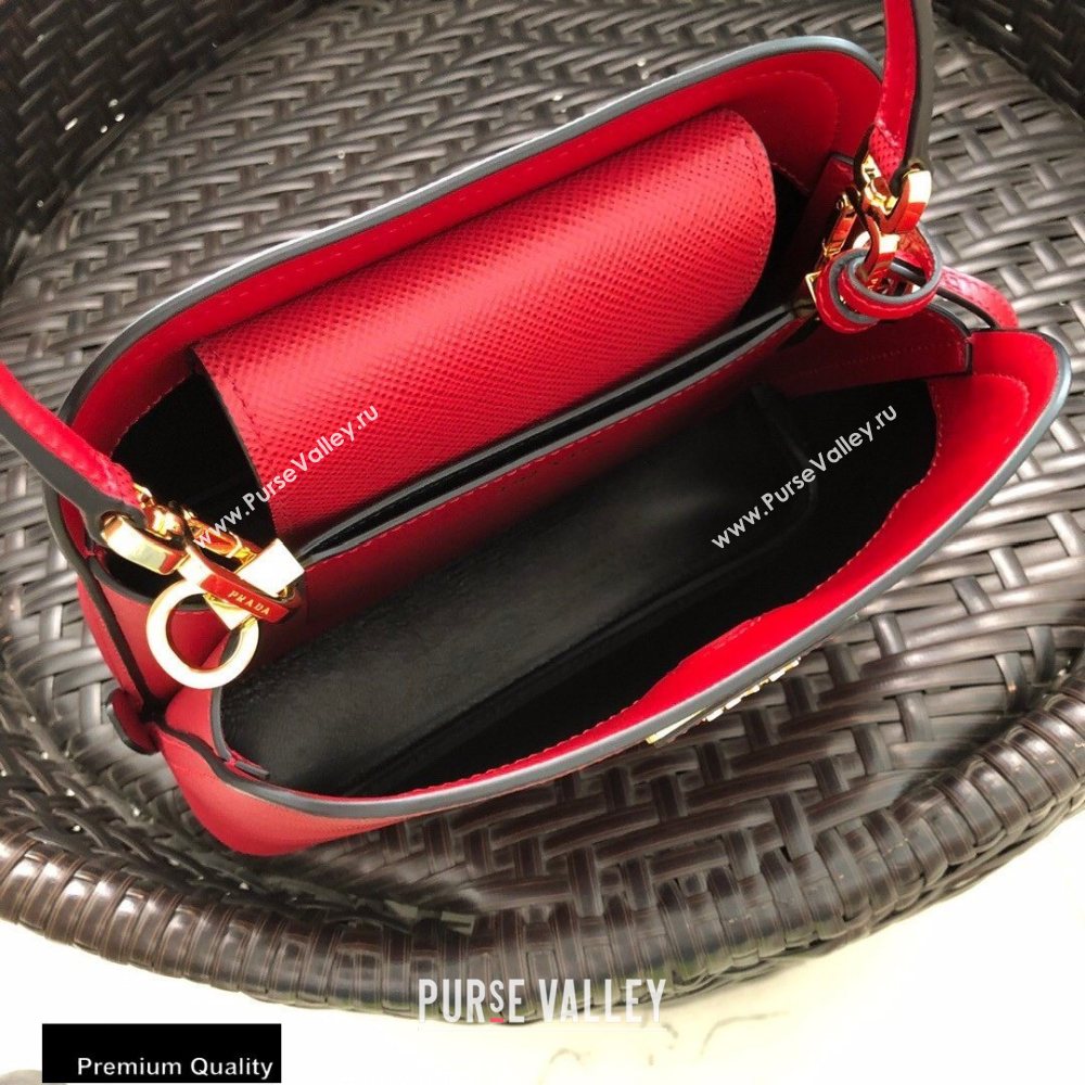 Prada Micro Saffiano Leather Matinee Bag 1BA286 Red 2020 (gongyifang-20110617)