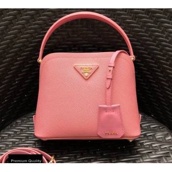 Prada Micro Saffiano Leather Matinee Bag 1BA286 Pink 2020 (gongyifang-20110618)