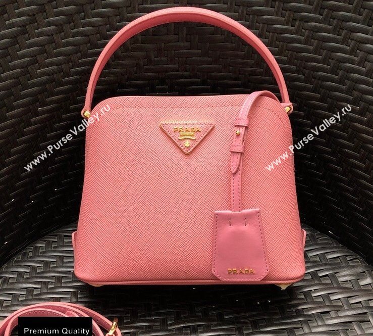 Prada Micro Saffiano Leather Matinee Bag 1BA286 Pink 2020 (gongyifang-20110618)