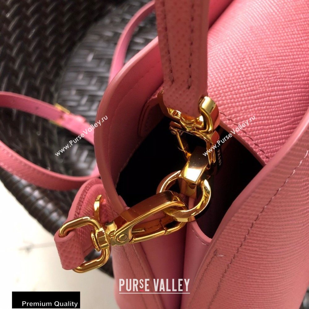 Prada Micro Saffiano Leather Matinee Bag 1BA286 Pink 2020 (gongyifang-20110618)