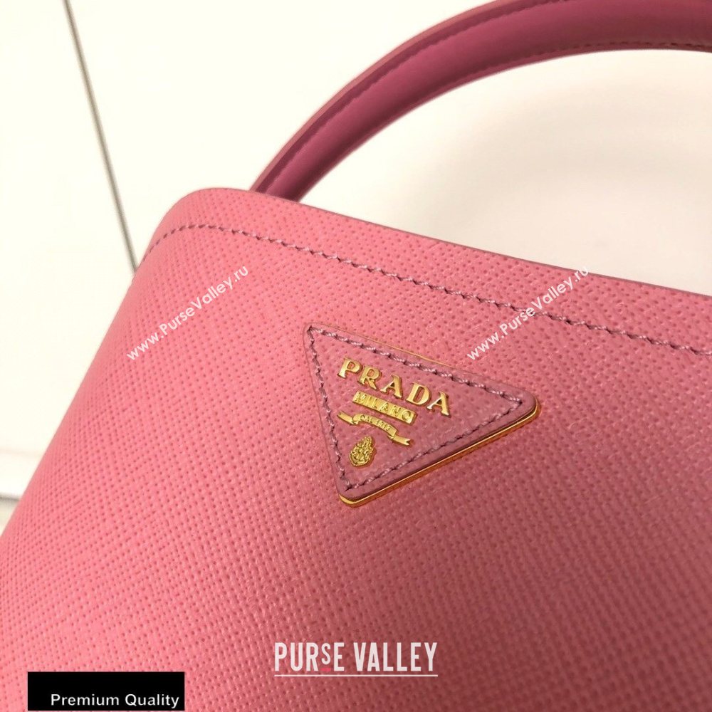 Prada Micro Saffiano Leather Matinee Bag 1BA286 Pink 2020 (gongyifang-20110618)