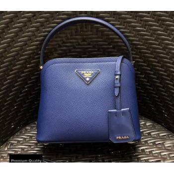 Prada Micro Saffiano Leather Matinee Bag 1BA286 Blue 2020 (gongyifang-20110616)