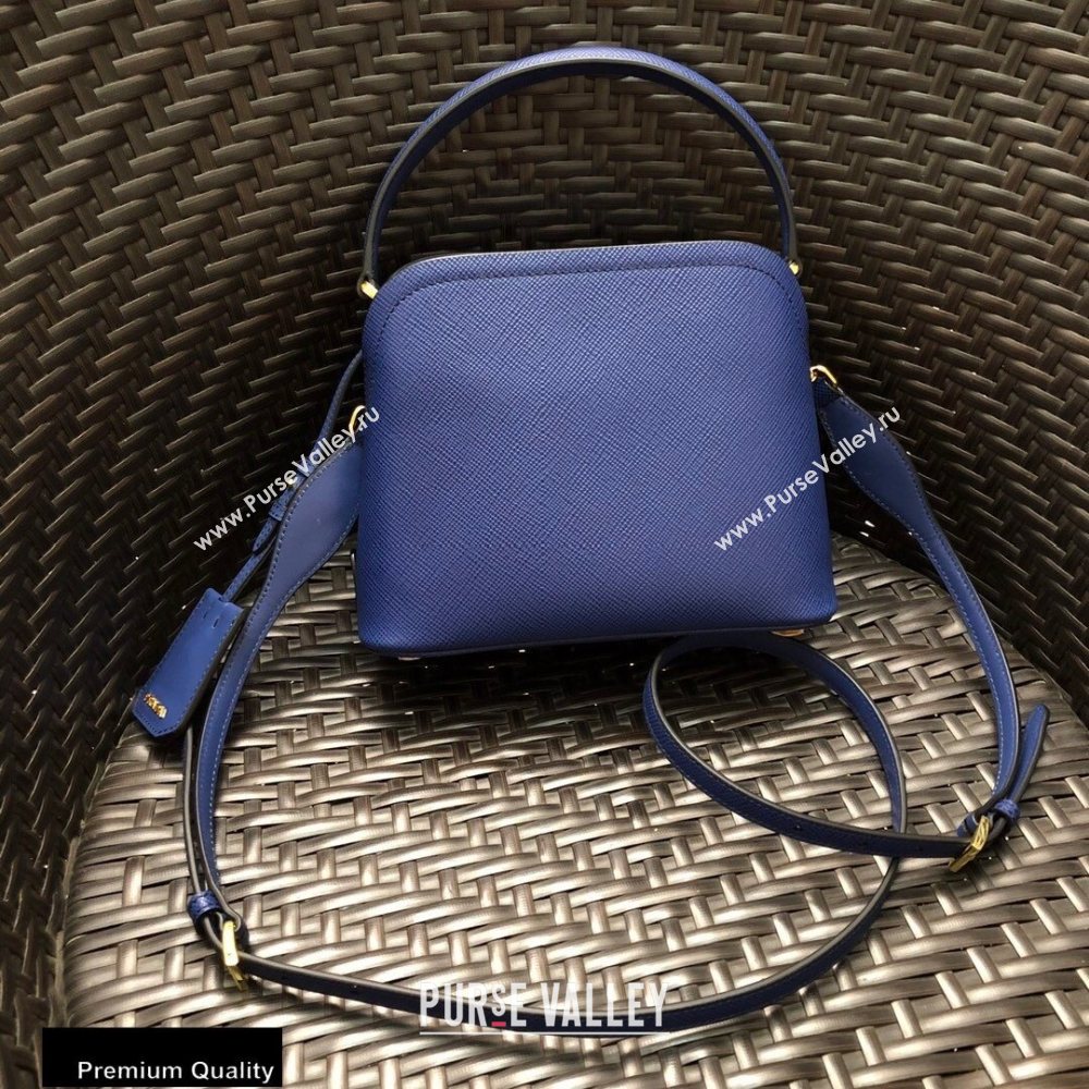Prada Micro Saffiano Leather Matinee Bag 1BA286 Blue 2020 (gongyifang-20110616)