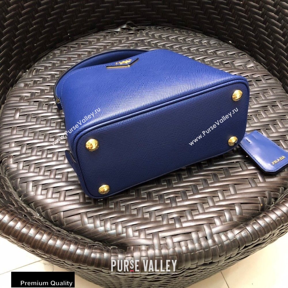 Prada Micro Saffiano Leather Matinee Bag 1BA286 Blue 2020 (gongyifang-20110616)