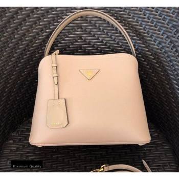 Prada Medium Saffiano Leather Matinee Bag 1BA282 Beige 2020 (gongyifang-20110614)