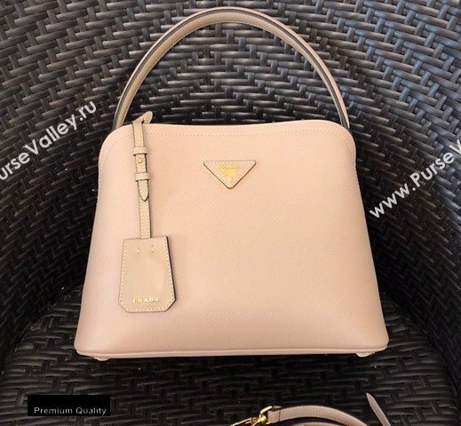 Prada Medium Saffiano Leather Matinee Bag 1BA282 Beige 2020 (gongyifang-20110614)