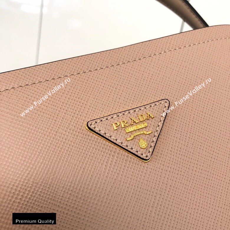Prada Medium Saffiano Leather Matinee Bag 1BA282 Beige 2020 (gongyifang-20110614)