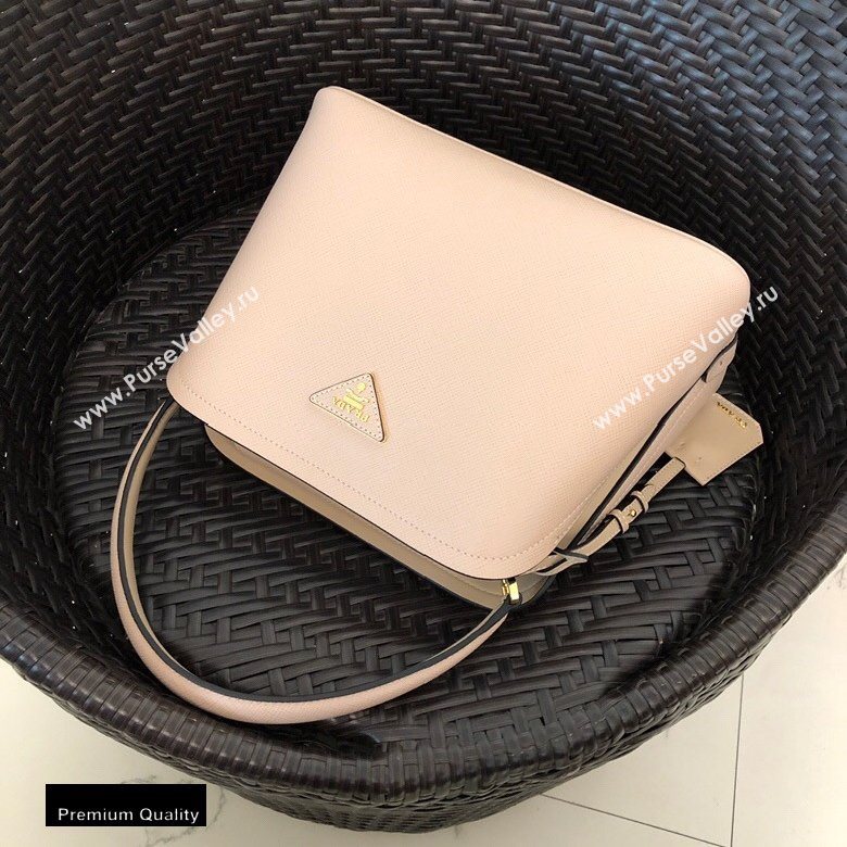 Prada Medium Saffiano Leather Matinee Bag 1BA282 Beige 2020 (gongyifang-20110614)