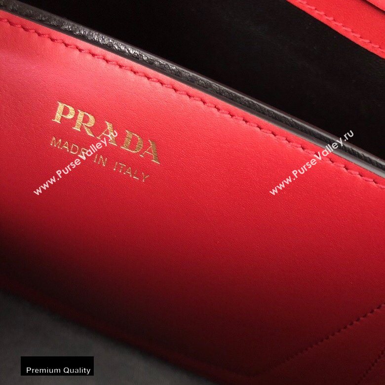 Prada Medium Saffiano Leather Matinee Bag 1BA282 Red 2020 (gongyifang-20110608)